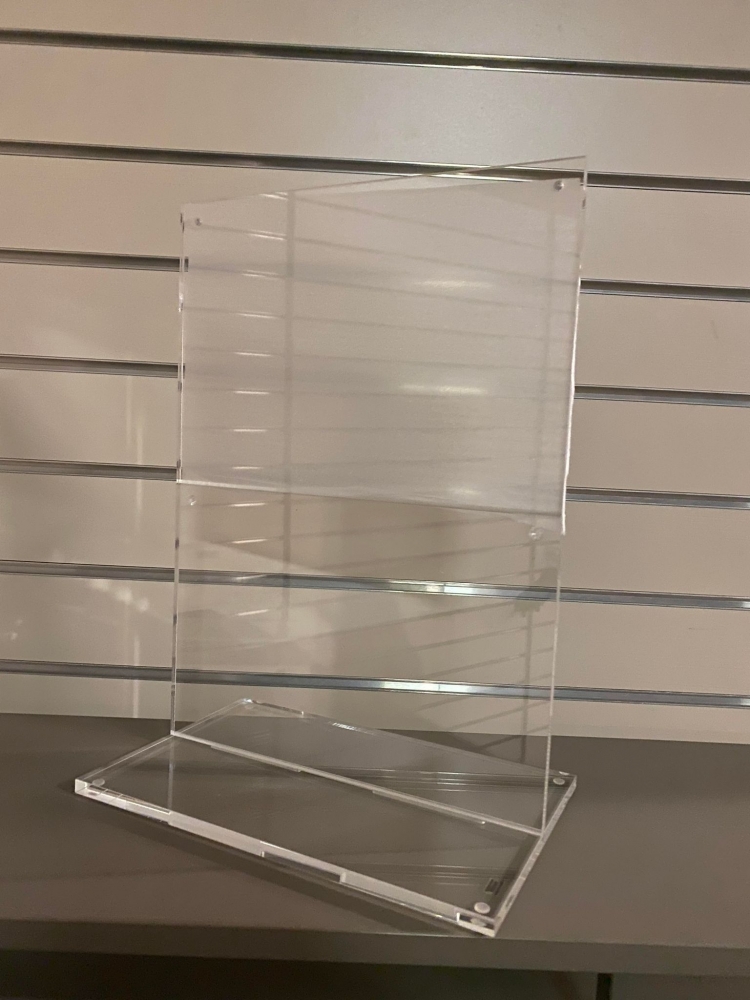 Lot de 5 porte-affiches en plexiglas format A4 transparents – Image 8