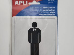 Etiquette de Signalisation ” Homme ” Neuf