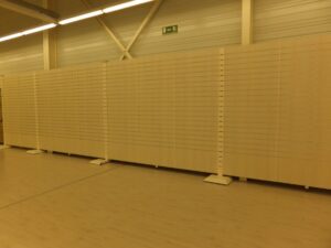 Lot de 7 panneaux muraux auto portés Blanc ≈ 7 ML