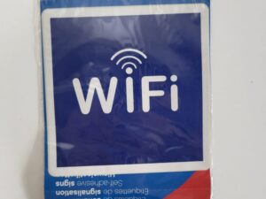 Etiquette de Signalisation ” Wifi ” Neuf