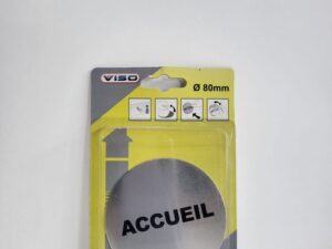 Plaque de Signalisation ” Accueil ” Neuf