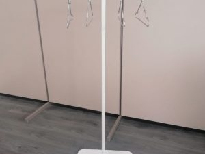 Portant à vêtements professionnel – Blanc – H144xL60cm