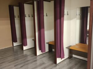 Lot de 4 cabines d’essayage L 4,16 m