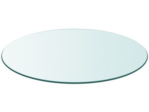 Tablette en verre ronde 38 cm