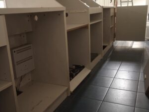 Comptoir d’accueil L 3,84 m