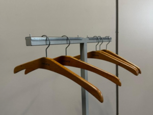 Portant à vêtements professionnel – Gris – H140xL60cm