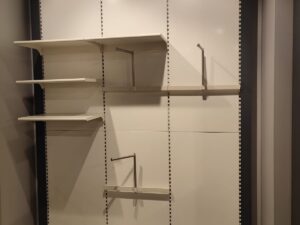 Lot de 3 panneaux muraux blancs 