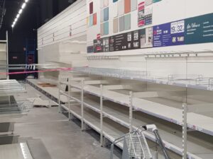 Lot de 7 gondoles murales blanches ≈ 9.31 ml