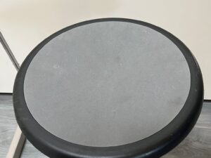 Tabouret de bureau INTERSTUHL noir – H45 à 63 cm