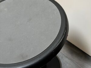 Tabouret de bureau INTERSTUHL noir – H45 à 63 cm