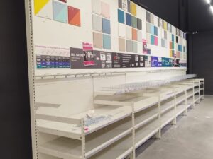 Lot de 7 gondoles murales blanches ≈ 9.31 ml