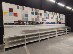 Lot de 7 gondoles murales blanches ≈ 9.31 ml