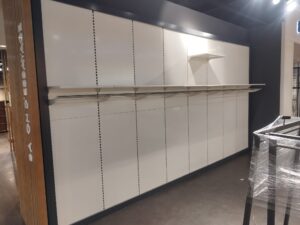 Lot de 8 panneaux muraux blancs