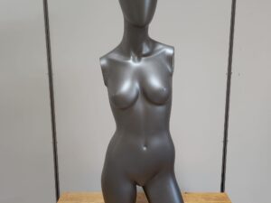 Buste mannequin femme demi-cuisse – Gris