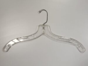 Lot de 40 cintres en plastique transparent – L42 cm