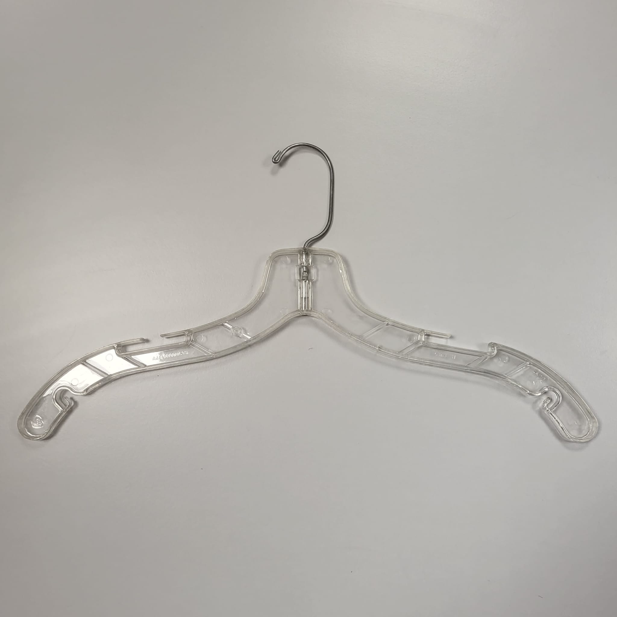 Lot de 40 cintres en plastique transparent – L42 cm