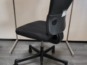 Chaise de bureau noire Steelcase réglable en hauteur – L47 cm