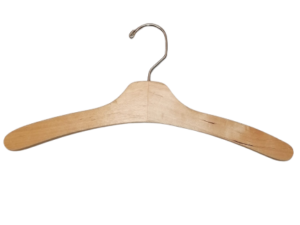 Lot de 100 cintres simples Bois 35 cm