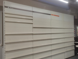 Lot de 4 panneaux muraux couleur crème ± 4 ml