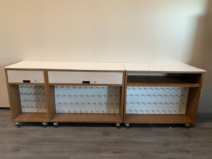 Comptoir d’accueil L 3 m