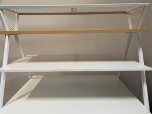 Meuble central de présentation blanc neuf