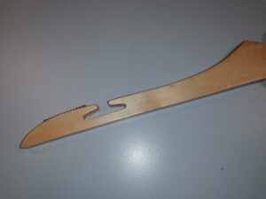 Lot de 100 Cintres Simples Bois 42 cm