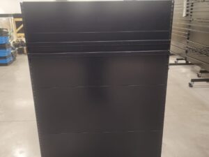 Tête de gondole métallique lg 100 cm