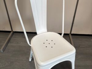 Chaise bistrot TOLIX blanche – H86 cm