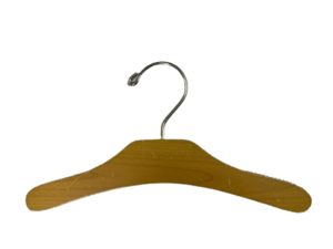 Lot de 100 cintres simples en bois – L25 cm