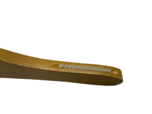 Lot de 100 cintres simples en bois – L25 cm