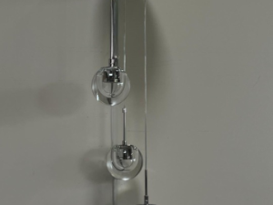 Lustre pendant en verre