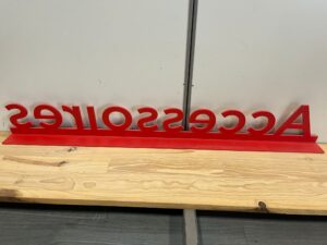 Enseigne PVC accessoires