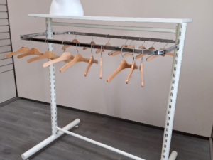 Portant double H 142 cm