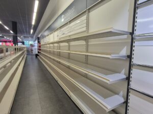 Lot de 12 gondoles murales (sans fond) ≈ 14,16 ml