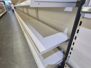 Lot de 12 gondoles murales (sans fond) ≈ 14,16 ml