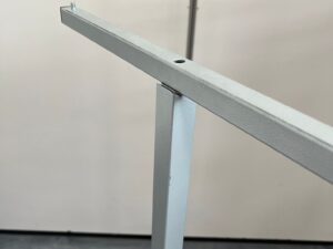 Portant à vêtements professionnel – Gris – H118xL60cm