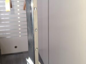 Portant à vêtements professionnel – Gris – Hauteur réglable L31cm