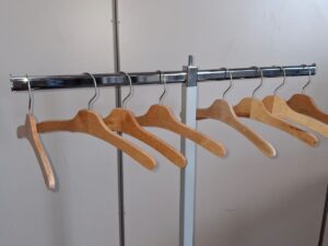 Portant à vêtements professionnel – Gris – H135xL80cm