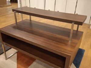 Table de présentation 2 niveaux L 135 cm