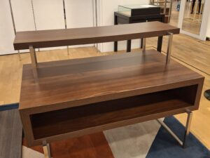 Table de présentation 2 niveaux L 135 cm