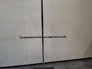Portant à vêtements professionnel – Marron – H151xL75cm