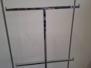 Portant à vêtements professionnel – Marron – H151xL75cm