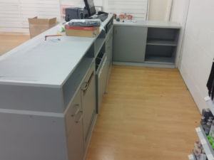 Comptoir d’accueil PMR L 4,03 m
