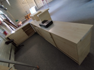 Comptoir d’accueil L 4,40 m