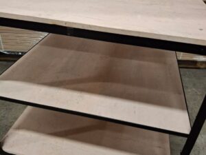 Table de présentation sur roulettes L 91 cm