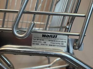 Chariot de magasin métallique 125 L – Charge 125 kg