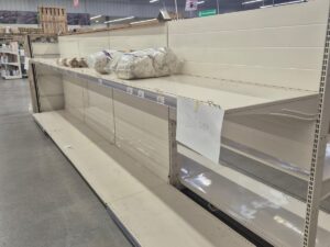 Lot de 3 gondoles centrales ≈ 3 ml