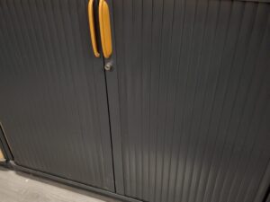 Armoire basse de bureau sans clé L 120 cm