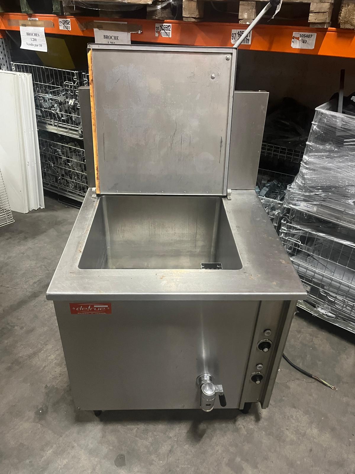 Marmite cuiseur gaz Delrue – 200 L – Image 2