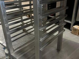 Lot de 4 meubles inox pour cuisine professionnelle